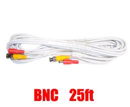 Premade CCTV Cable PK_BNC_DC_25F