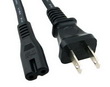 2-pin 8-SHAPE-tail AC LINE USA AC Power cord
